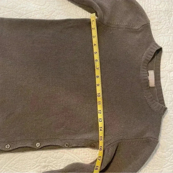 BENEDETTA B. Soft Merino Wool and Cashmere Women’s Sweater Light Brown Size S - Picture 6 of 8